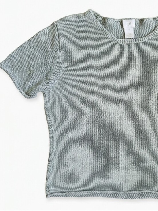 J. Jill Tops - J. Jill Light Sage Knit Top